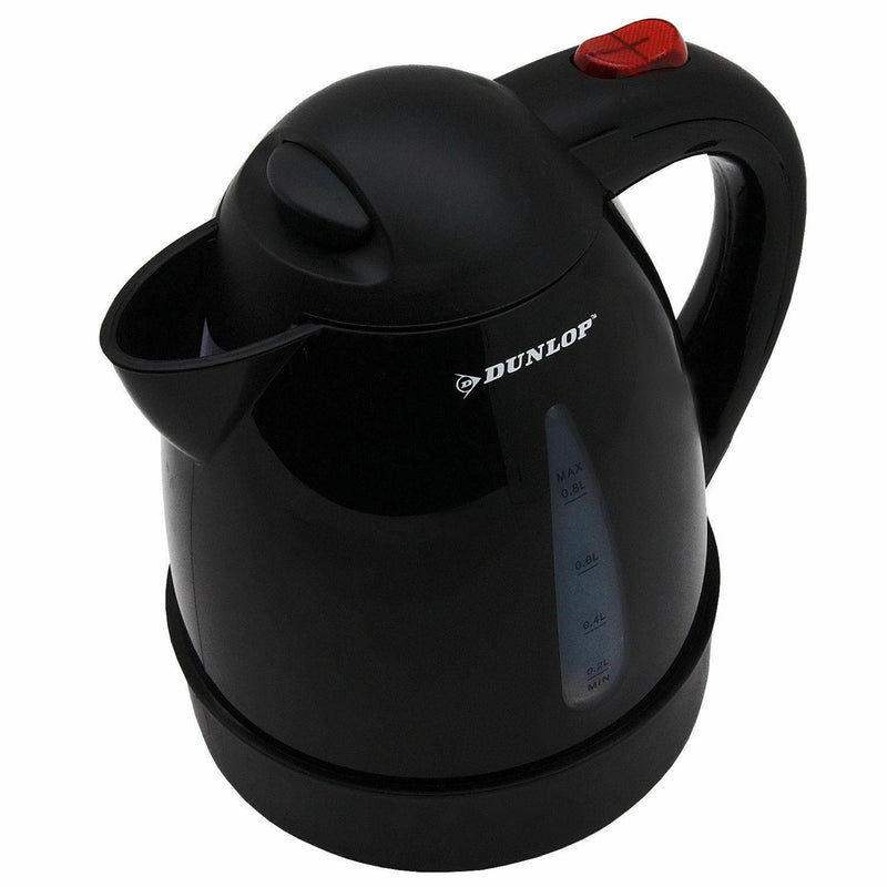 12V In Car Dunlop Kettle 0.8 Litre 150W 12 Volt Caravan Van 4X4 Boat Travel Dunlop  - Dynamic Drive