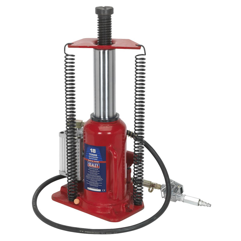Sealey Air Operated Bottle Jack 18 Tonne YAJ18S Sealey - Dynamic Drive