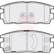 Apec Rear Brake Pad Set fits Chevrolet Captiva 2006-2011 2.0 2.2 2.4