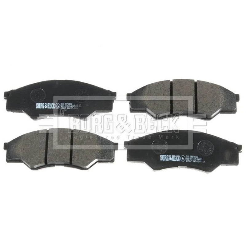 Borg & Beck Front Brake Discs & Pads fits Toyota Hilux Vigo VII Pickup 2005-2015