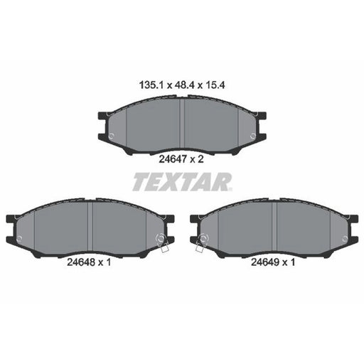 Textar Front Brake Pad Set 2464701