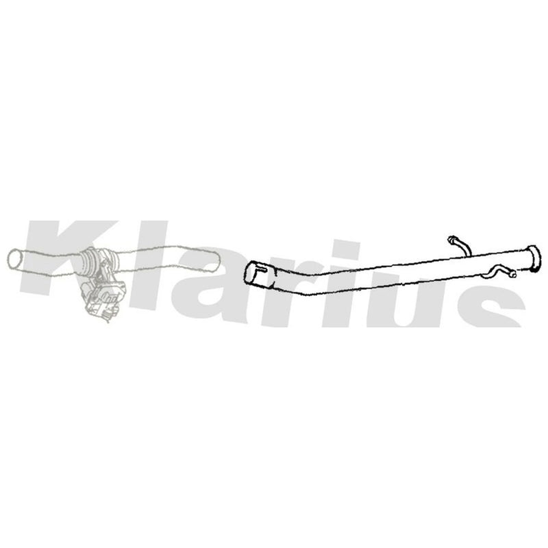 Klarius Exhaust Pipe OD fits Mercedes-Benz Citan Dualiner 2012-2021