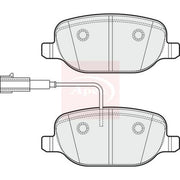 Apec Rear Brake Pad Set fits Alfa Romeo 4C 2013-2020 1.8