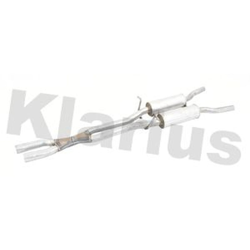 Klarius Box With Centre Pipe Centre fits VW Passat B5 1996-2000 2.8
