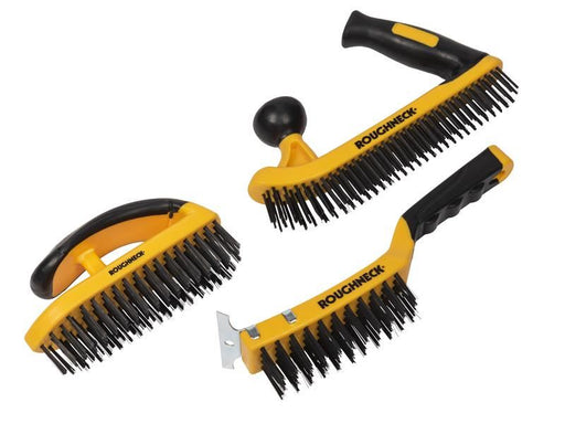 Roughneck Heavy Duty Wire Brush Set (3pc) Roughneck - NN4 Online