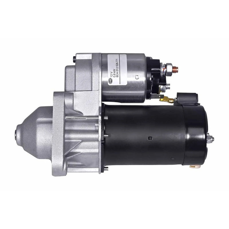 Hella Starter Motor 12V 0.8kW 9 Teeth fits Fiat Doblo 2001 on 1.2