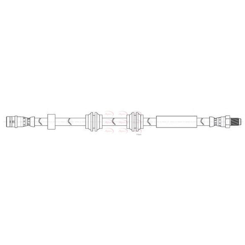 Apec Brake Hydraulic Hose Line Front fits Mercedes-Benz C-Class 2013-2020