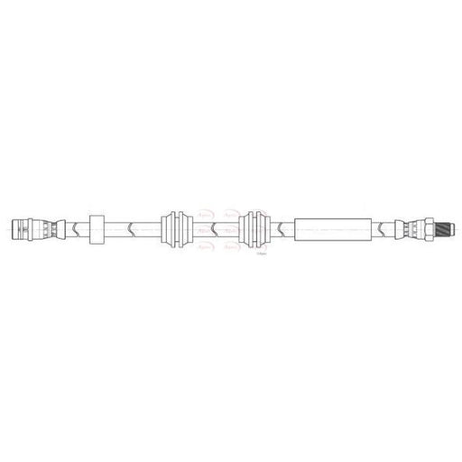 Apec Brake Hydraulic Hose Line Front HOS4252