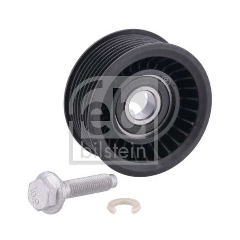 Febi V-Ribbed Belt Deflection/Guide Pulley Upper Left 1004183