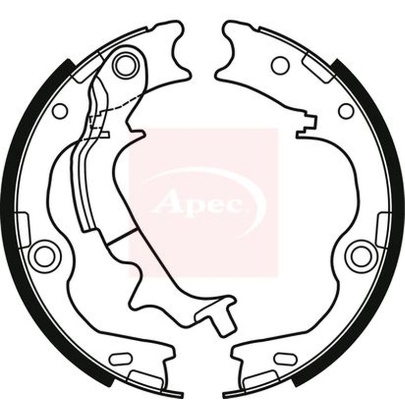 Apec Parking Brake Shoe Set SHU822
