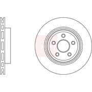 Apec 2 x Vented Brake Discs fits Jeep Grand Cherokee III 2006-2010 6.1
