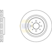NAPA 2 x Vented Brake Discs fits Alfa Romeo Mito 2008-2018 1.4