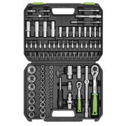 Sealey Socket Set 94pc 1/4" & 1/2"Sq Drive WallDrive Metric S01210 Sealey - Dynamic Drive