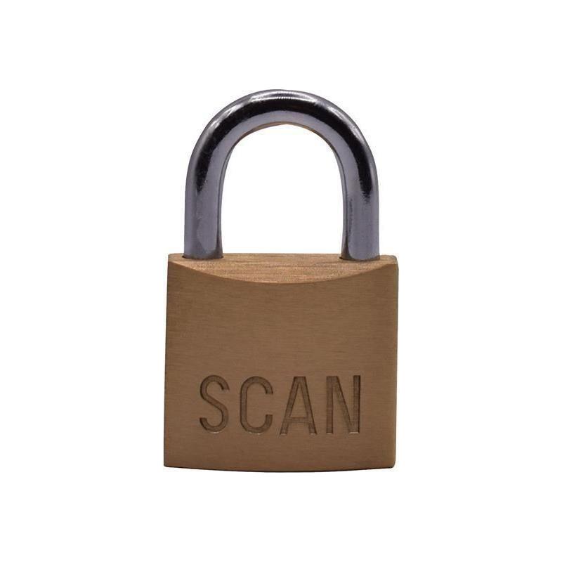 Scan Brass Padlock 30mm Scan - NN4 Online