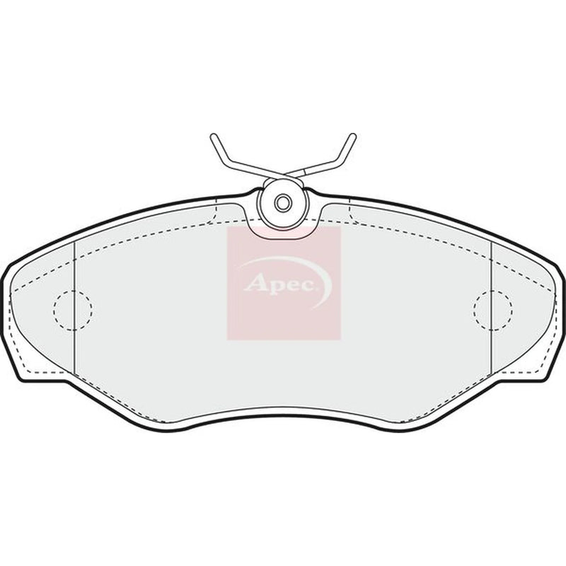 Apec Front Brake Pad Set PAD1240