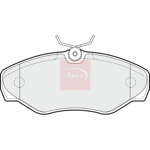 Apec Front Brake Pad Set PAD1240
