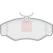 Apec Front Brake Pad Set fits Nissan Primastar 2001-2006 1.9 2.0 2.5