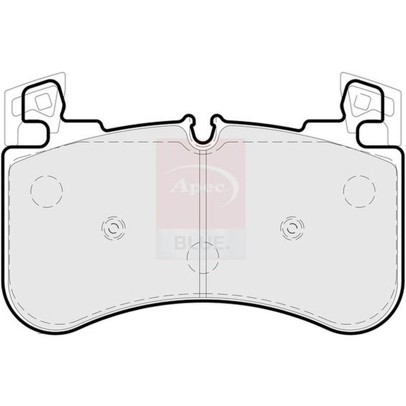 Apec Front Brake Pad Set fits Land Rover Defender 2020 on 2.0 3.0