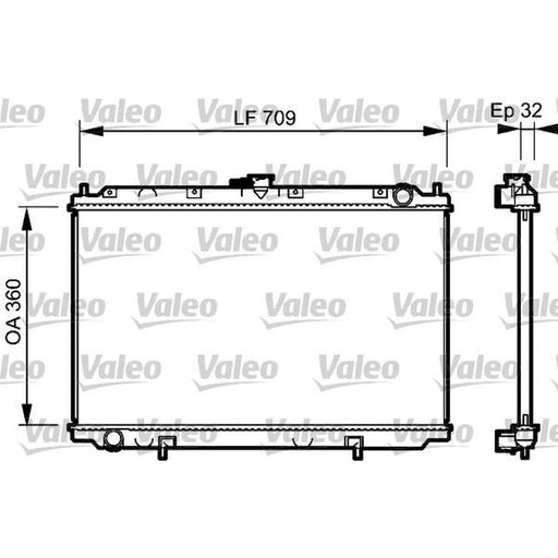 Valeo Engine Radiator 732529
