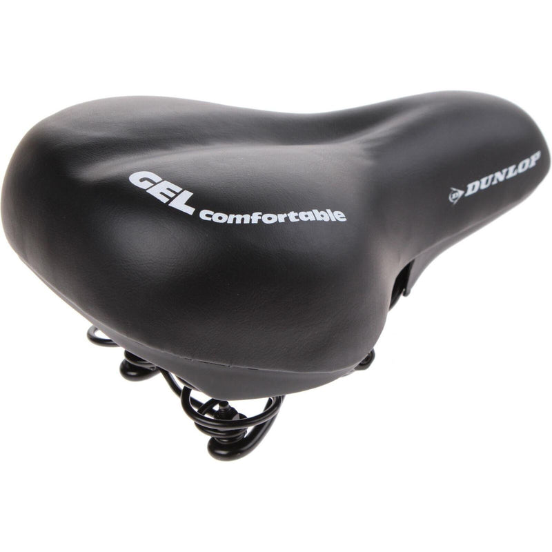 Dunlop Gel Saddle Padded Seat City Touring Bicycle Bike Cycle Comfortable Ride Dunlop  - Dynamic Drive