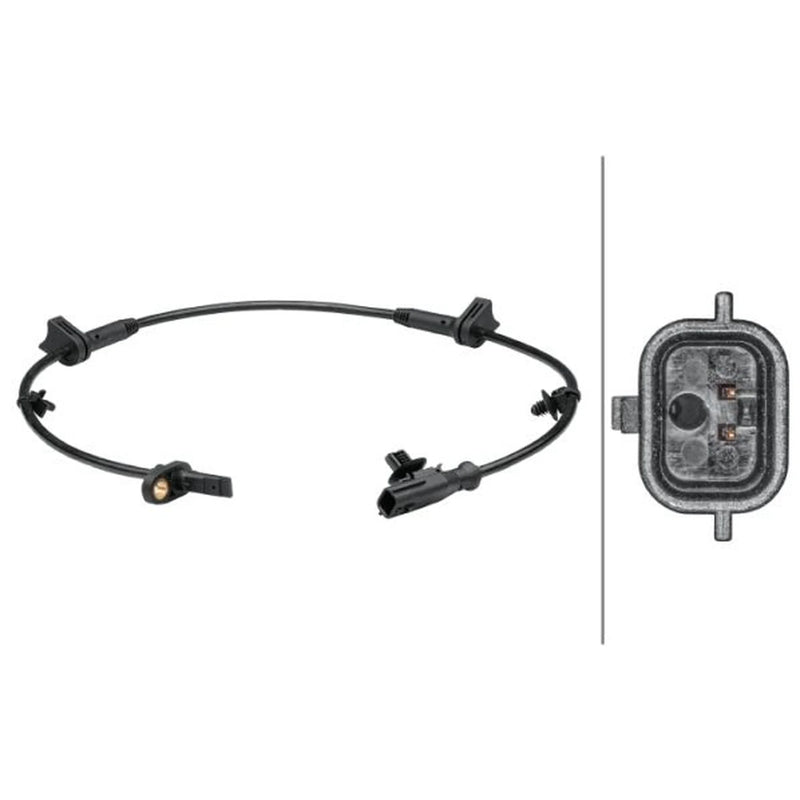 Hella ABS Wheel Speed Sensor Front fits Ford B-Max 2012-2017 1.0 1.4 1.5 1.6