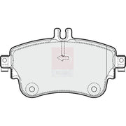 Apec Front Brake Pad Set fits Mercedes-Benz A-Class 2012-2018