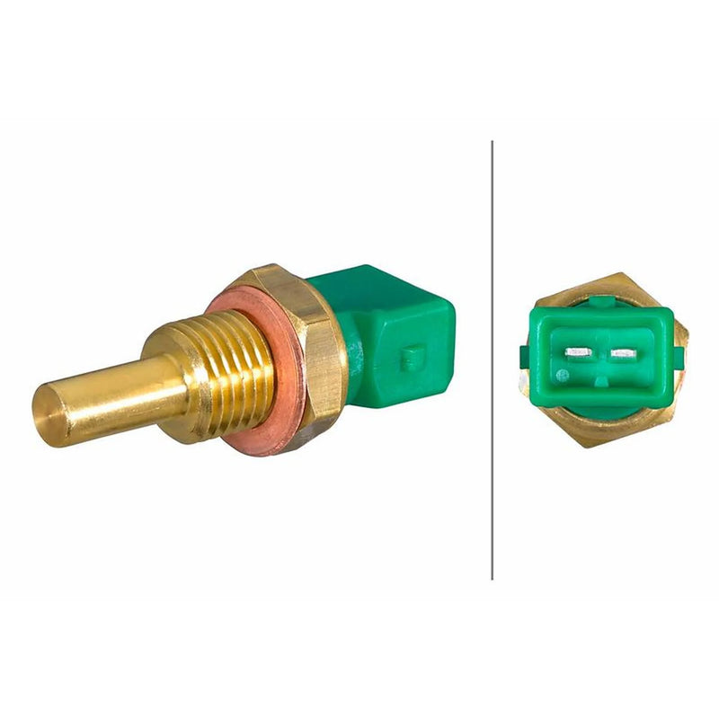Hella Coolant Temperature Sensor fits Audi A6 C4 1994-1997 4.2