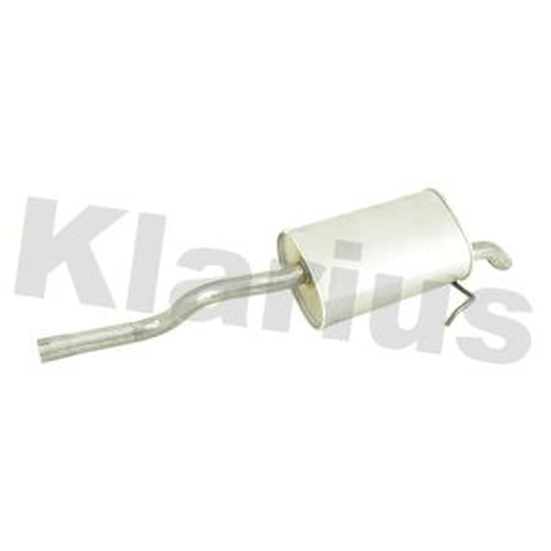 Klarius Box With Tail Pipe Rear fits Renault Clio 1998-2008 1.4 1.6