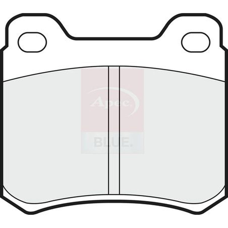 Apec Rear Brake Pad Set fits Mercedes-Benz 123 1980-1985 123.243