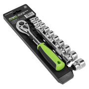 Sealey Socket Set 12pc 3/8"Sq Drive WallDrive Metric S01242 Sealey - Dynamic Drive