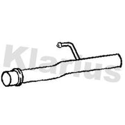 Klarius Exhaust Pipe OD fits Citroën Dispatch II 2007-2016 2.0