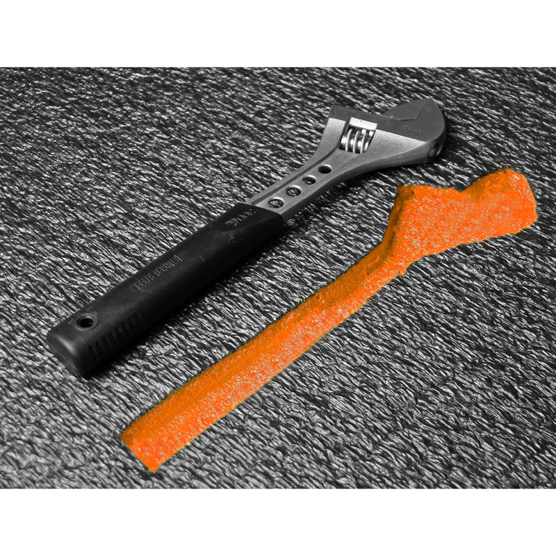Sealey Easy Peel Shadow Foamï Orange/Black 1200 x 550 x 50mm SF50OR Sealey - Dynamic Drive