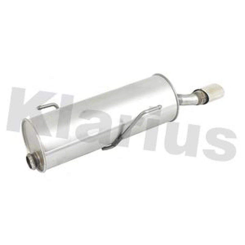 Klarius Box With Tail Pipe Rear fits Peugeot 206 1998-2012 1.4 1.6