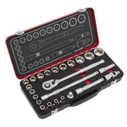 Sealey Premier Platinum Premier Platinum Socket Set 1/2"Sq Drive 24pc AK7924 Sealey Premier Platinum - Dynamic Drive