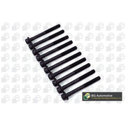 BGA Cylinder Head Bolt Set with Cylinder Head Gasket Kit fits Fiat Punto