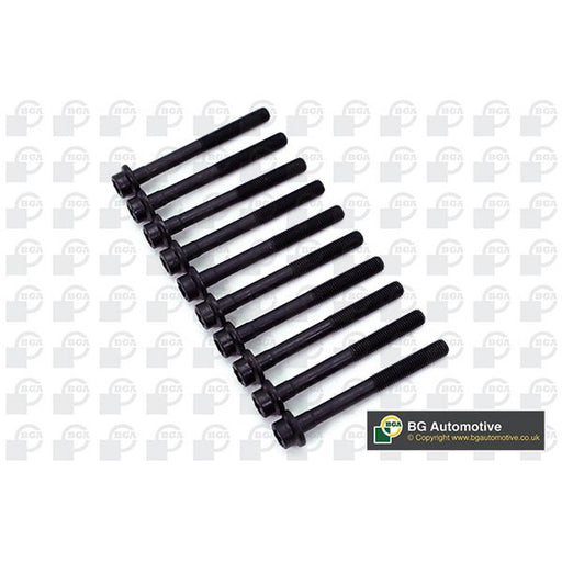 BGA Cylinder Head Bolt Set with Cylinder Head Gasket Kit fits Fiat Punto