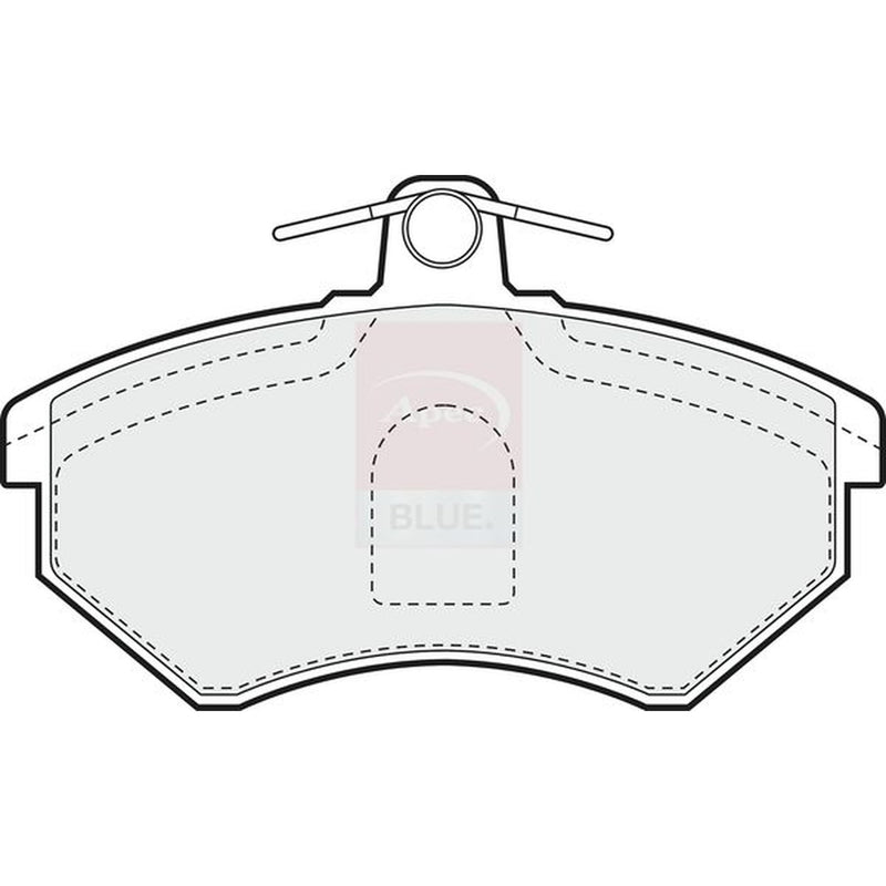 Apec Front Brake Pad Set fits Audi 200 C2 1979-1982 2.1
