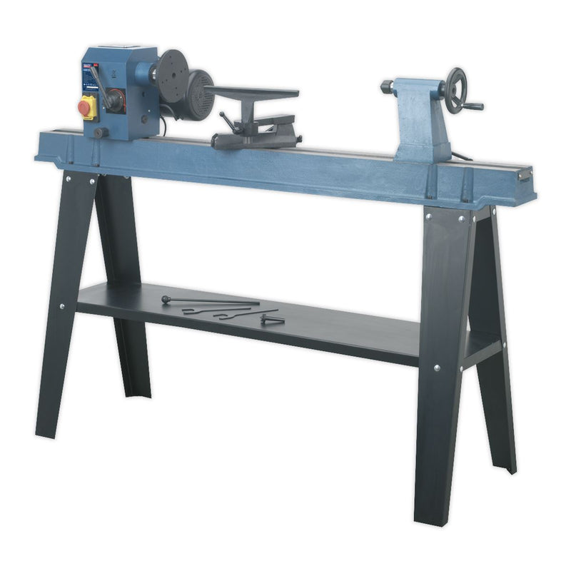 Sealey Wood Lathe 10-Speed 1100mm Centres SM1100 Sealey - Dynamic Drive