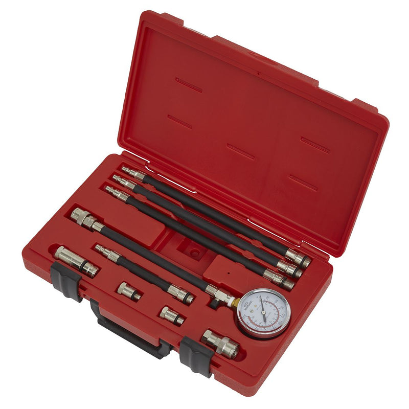 Sealey Petrol Compression Test Kit 10pc VSE206 Sealey - Dynamic Drive