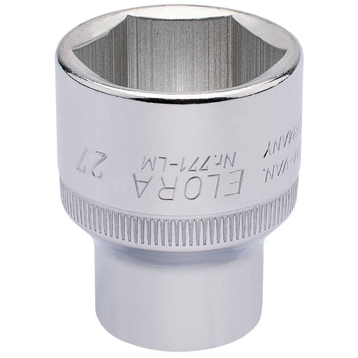 Draper Elora Hexagon Socket, 1/2" Sq. Dr., 27mm 15316 Draper - Dynamic Drive