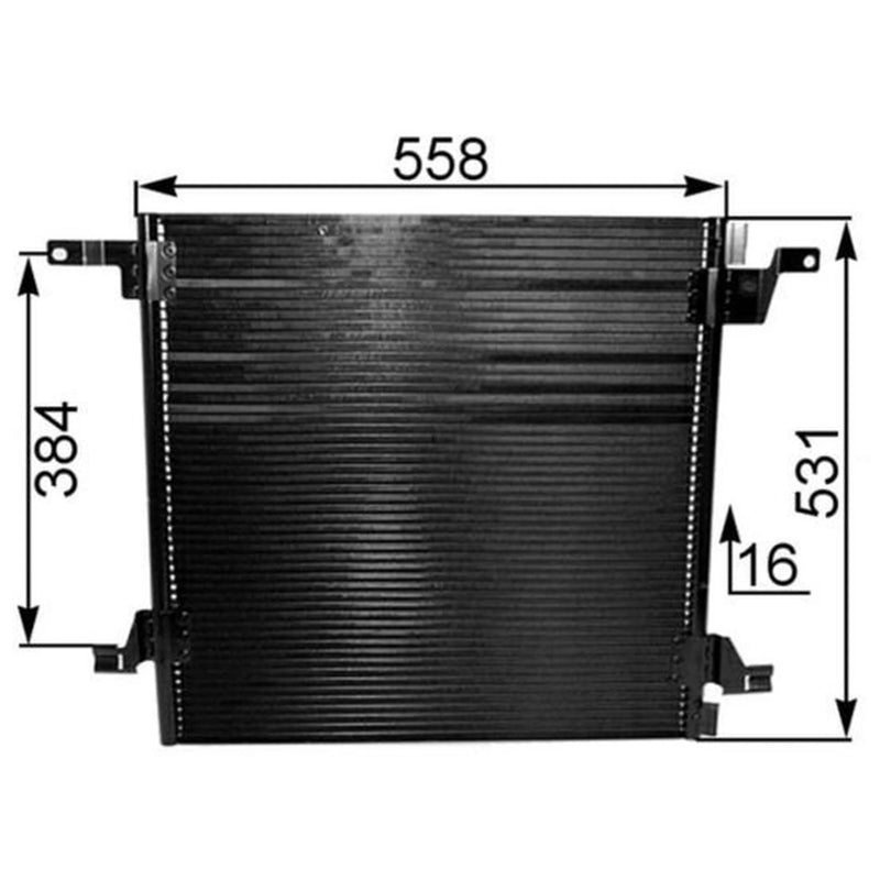 Mahle Air Conditioning Condenser fits Mercedes-Benz M-Class 1998-2005
