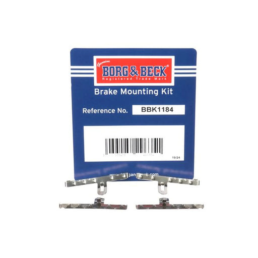 Borg & Beck Brake Pad Accessory Fitting Kit Front BBK1184