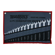 Teng Tools Combination Spanner Set 5.5-19 mm Tool Roll 15 Pieces Teng Tools - Dynamic Drive