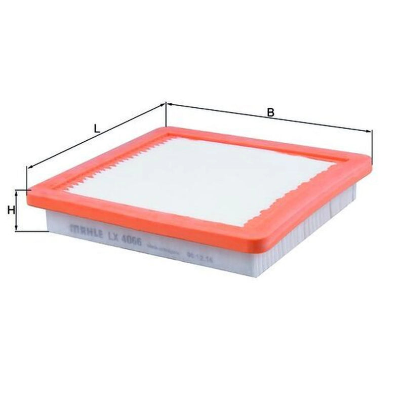 Mahle Engine Air Filter fits Nissan Note 2013-2016 1.5