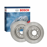 Bosch 2 x Solid Rear Brake Discs 0986479C98-x2