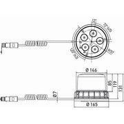 Hella Rotating Beacon Wide High