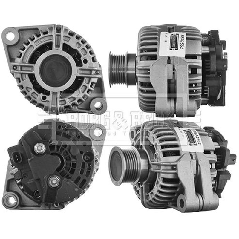 Borg & Beck Car Alternator 12V fits Opel Astra H 2004-2010 1.9