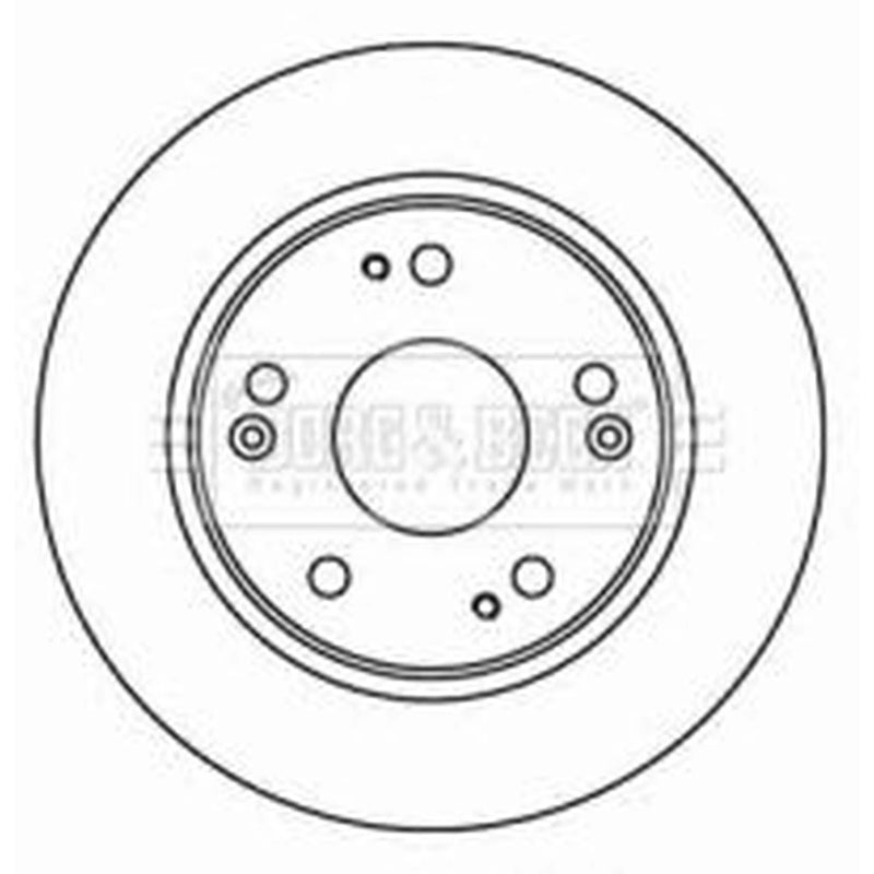 Borg & Beck Front & Rear Brake Discs & Pads fits Honda Civic VIII 2007-2010 2.0