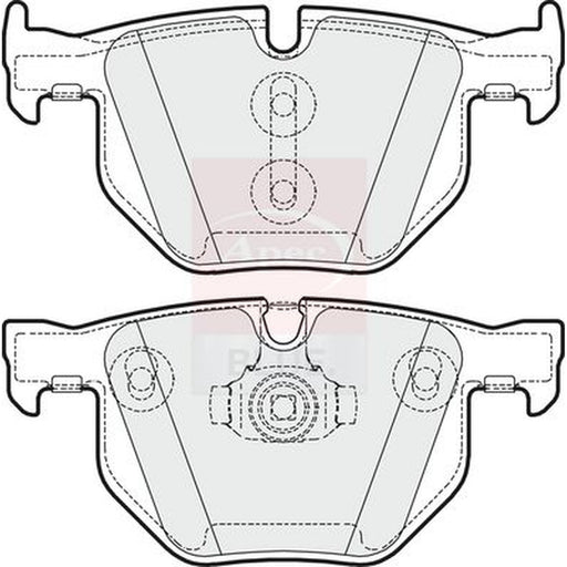Apec Rear Brake Pad Set fits BMW X5 2006-2018 3.0
