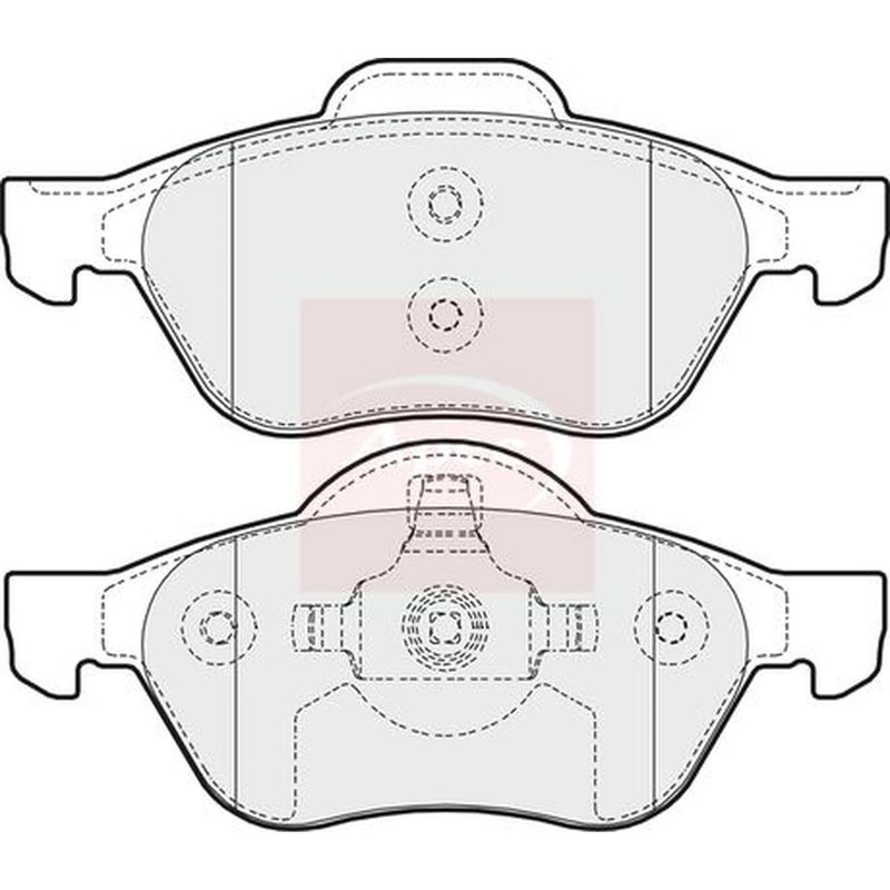 Apec Front Brake Pad Set PAD1649